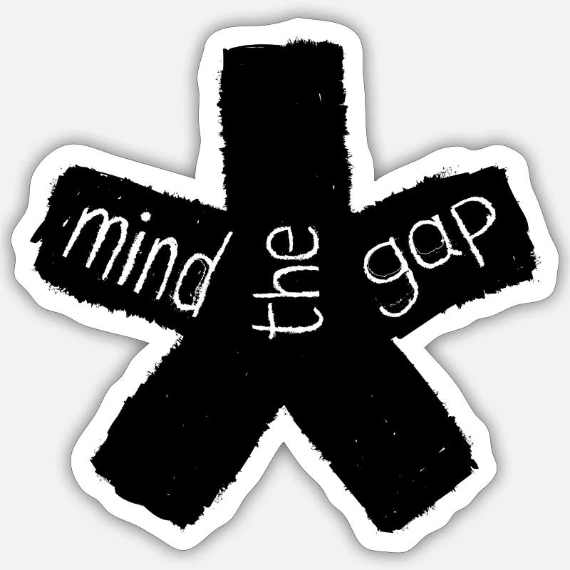 blockedTitle - Sticker Größe S (10 x 10 cm) - Mattweiß