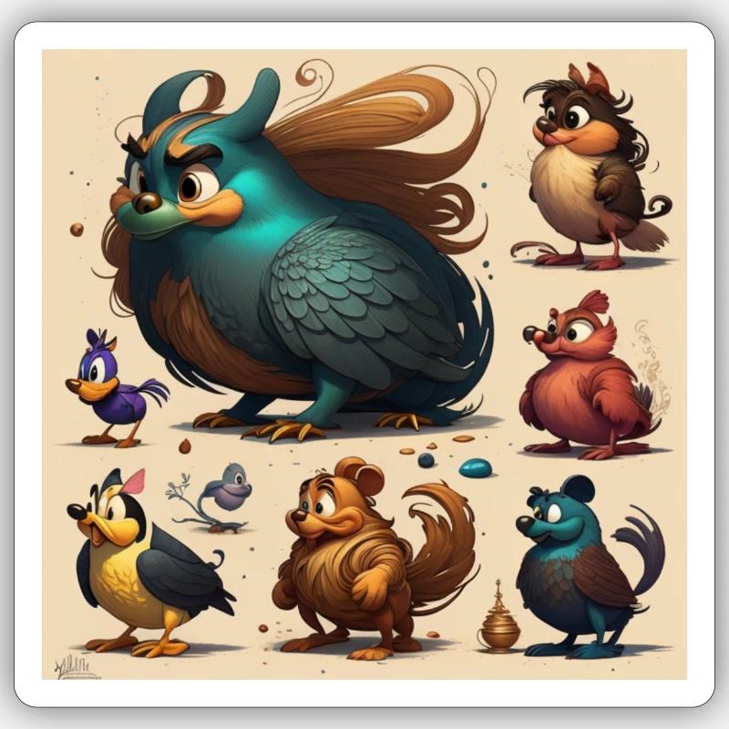 Sticker taille S (10 x 10 cm) - 