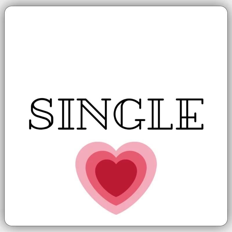 Single - Sticker size S (10 x 10 cm) - white matte