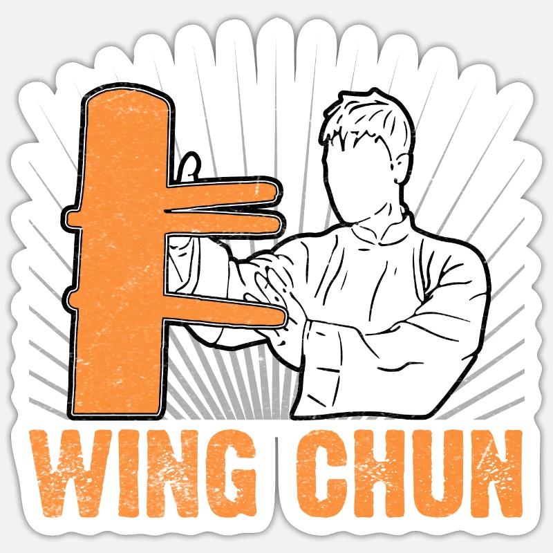 Wing Chun Sticker size S (10 x 10 cm)
