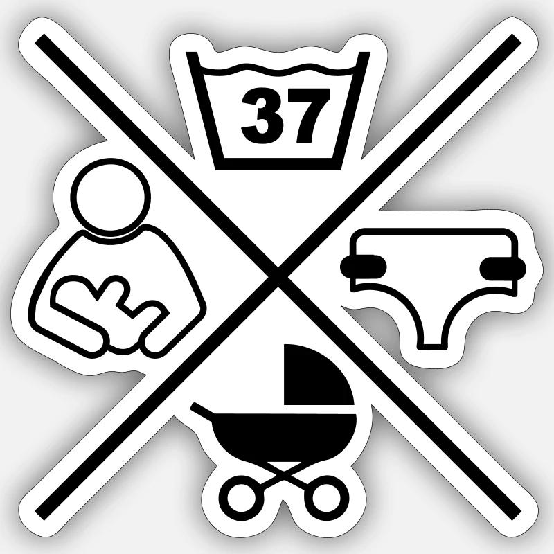 Sticker taille S (10 x 10 cm) - 