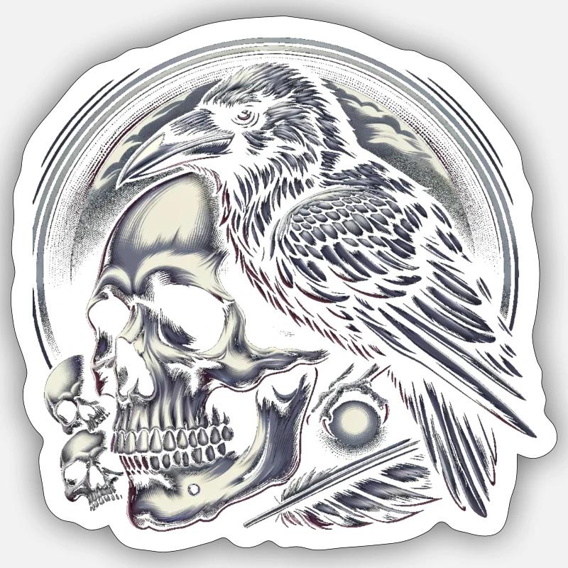 Prophet of the Eclipse - Sticker size S (10 x 10 cm) - white matte