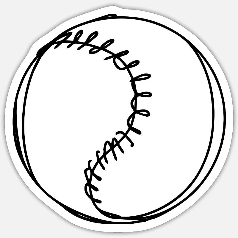 Baseboll Klistermärke