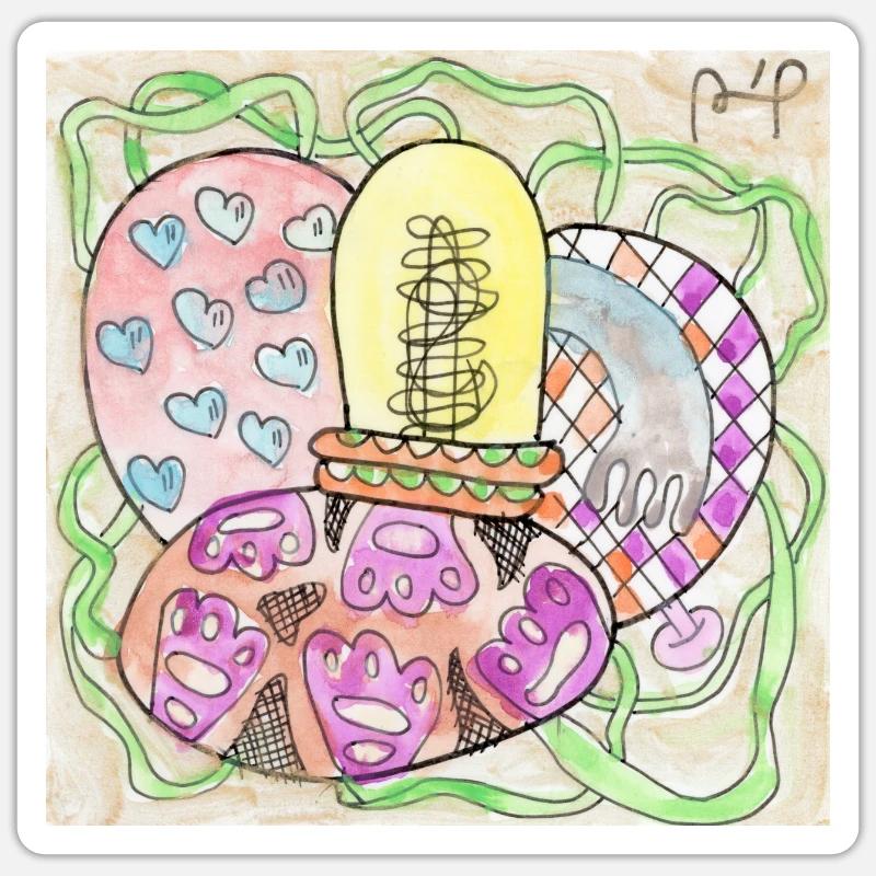 Sticker taille S (10 x 10 cm) - 