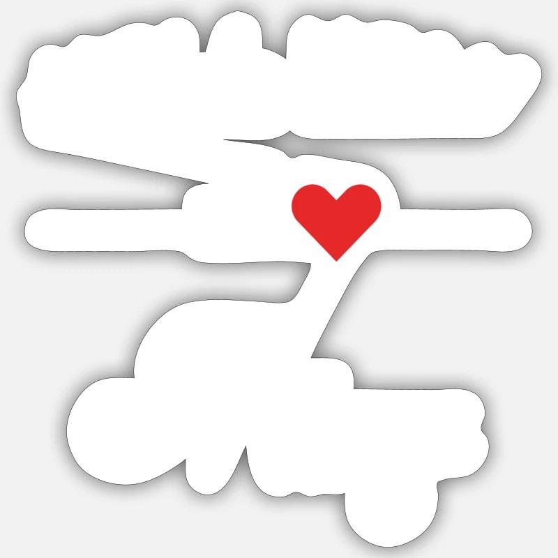 hell yeah i love minga Sticker Größe S (10 x 10 cm)