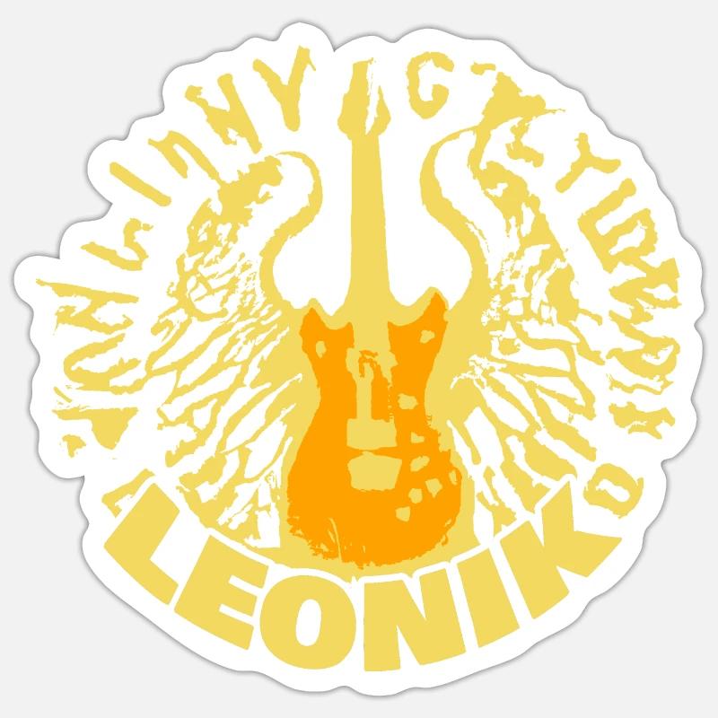 Gift for Leonik - Sticker size S (10 x 10 cm) - white matte