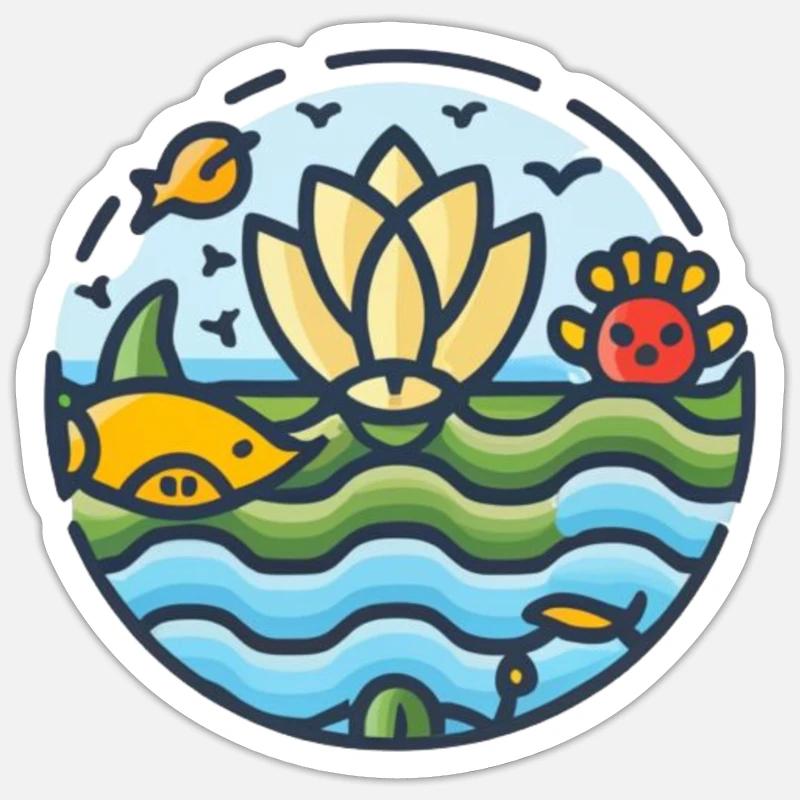 Sticker taille S (10 x 10 cm) - 