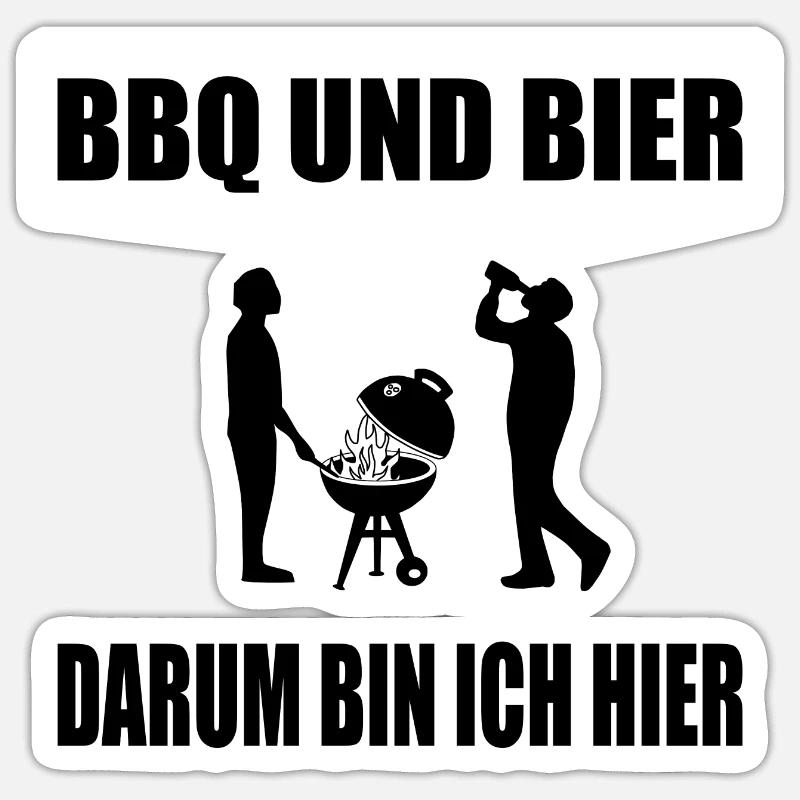 BBQ Sticker Größe S (10 x 10 cm)