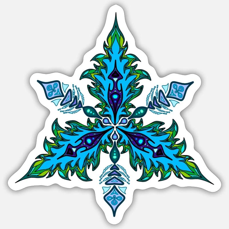 Crystal Sticker size S (10 x 10 cm)