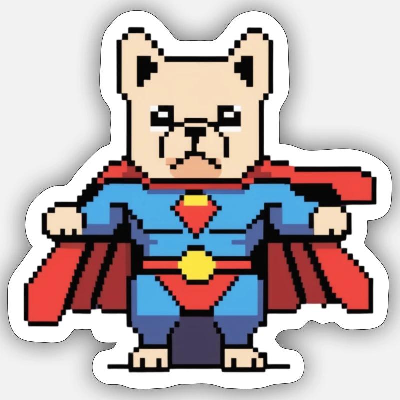 PixelPaws Sticker Größe S (10 x 10 cm)