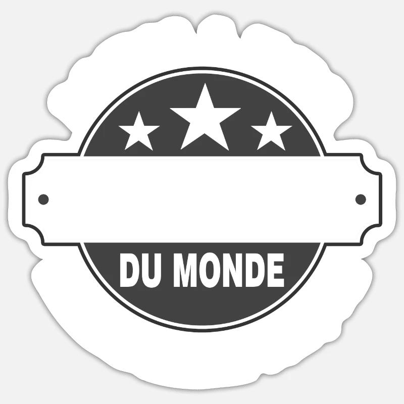MEILLEUR PAPI DU MONDE Sticker taille S (10 x 10 cm)