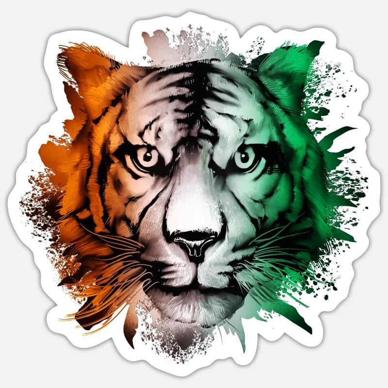 Ivory Coast - Sticker size S (10 x 10 cm) - white matte