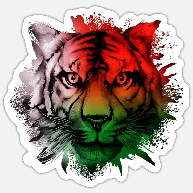 Madagaskar Sticker Größe S (10 x 10 cm)