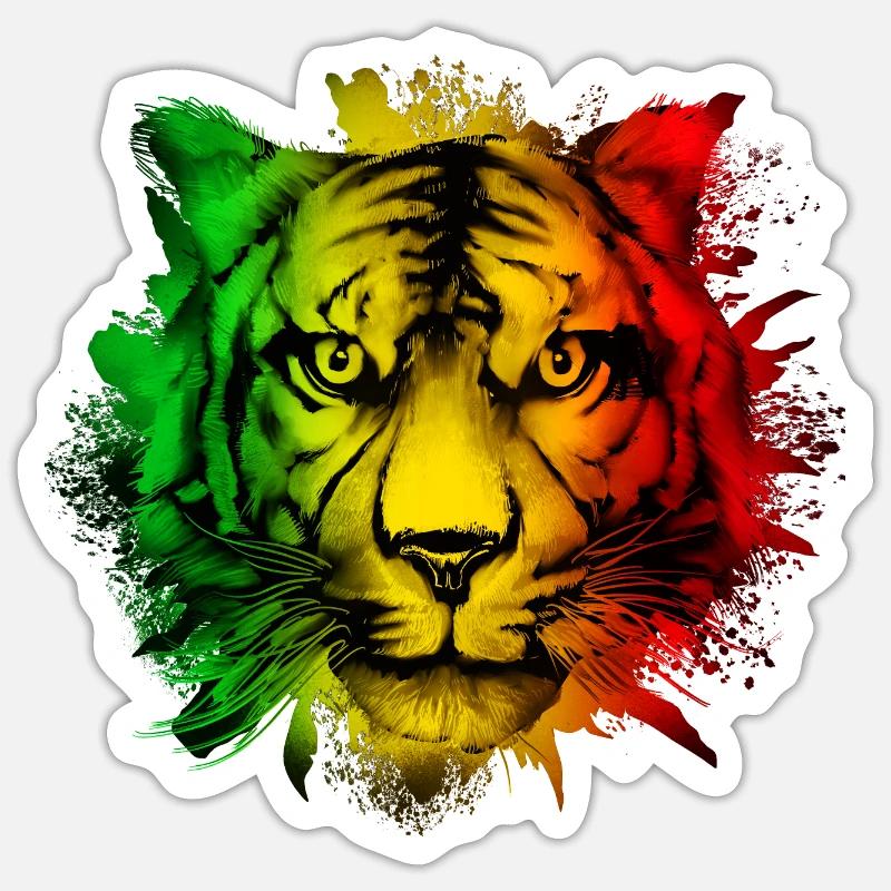Mali - Sticker size S (10 x 10 cm) - white matte