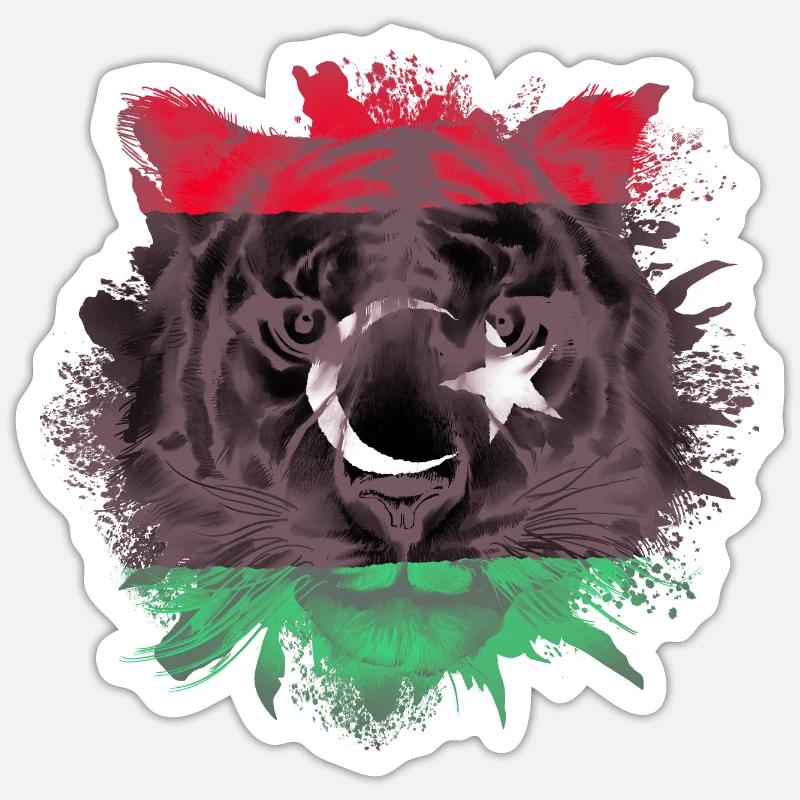 Libyen Sticker Größe S (10 x 10 cm)