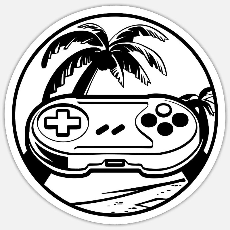 Gamepad Sticker Größe S (10 x 10 cm)