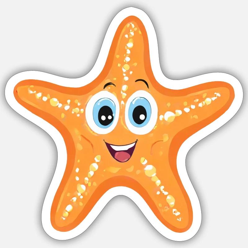 Starfish Sticker size S (10 x 10 cm)