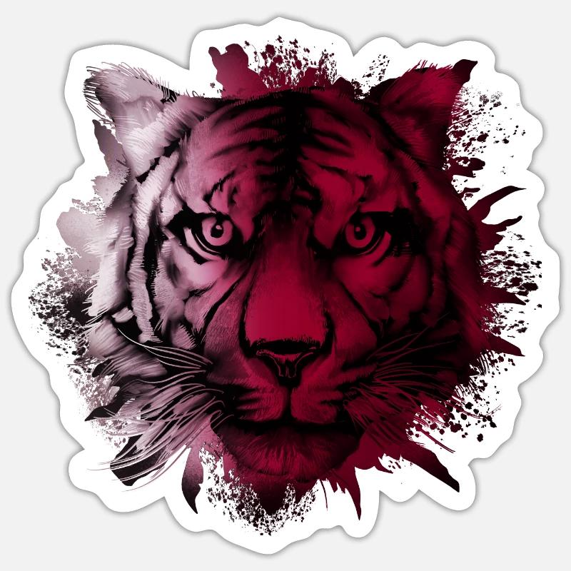 Qatar - Sticker taille S (10 x 10 cm) - blanc mat