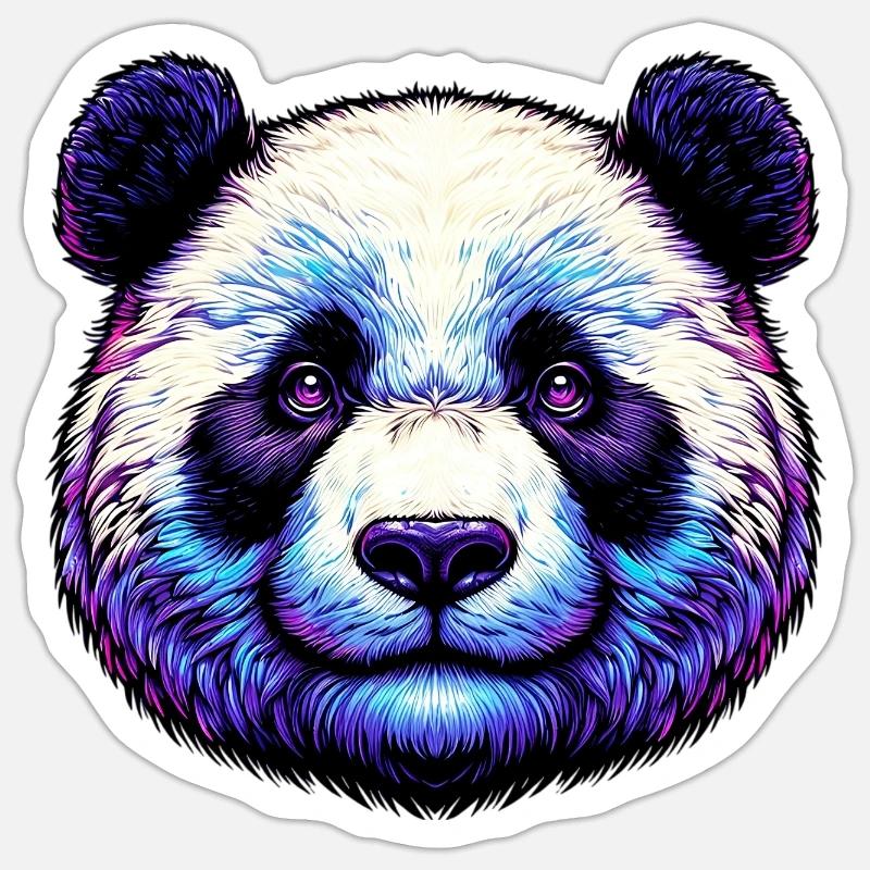 Panda Sticker size S (10 x 10 cm)