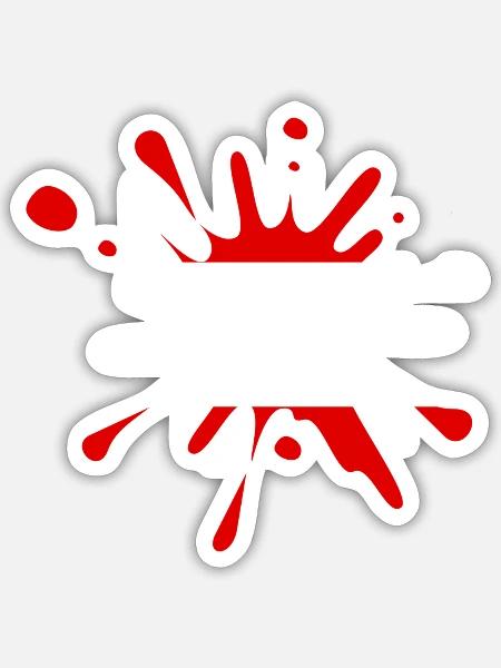Österreich Austria - Sticker Größe S (10 x 10 cm) - Mattweiß