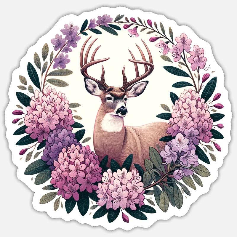 Bouquin - Sticker taille S (10 x 10 cm) - blanc mat