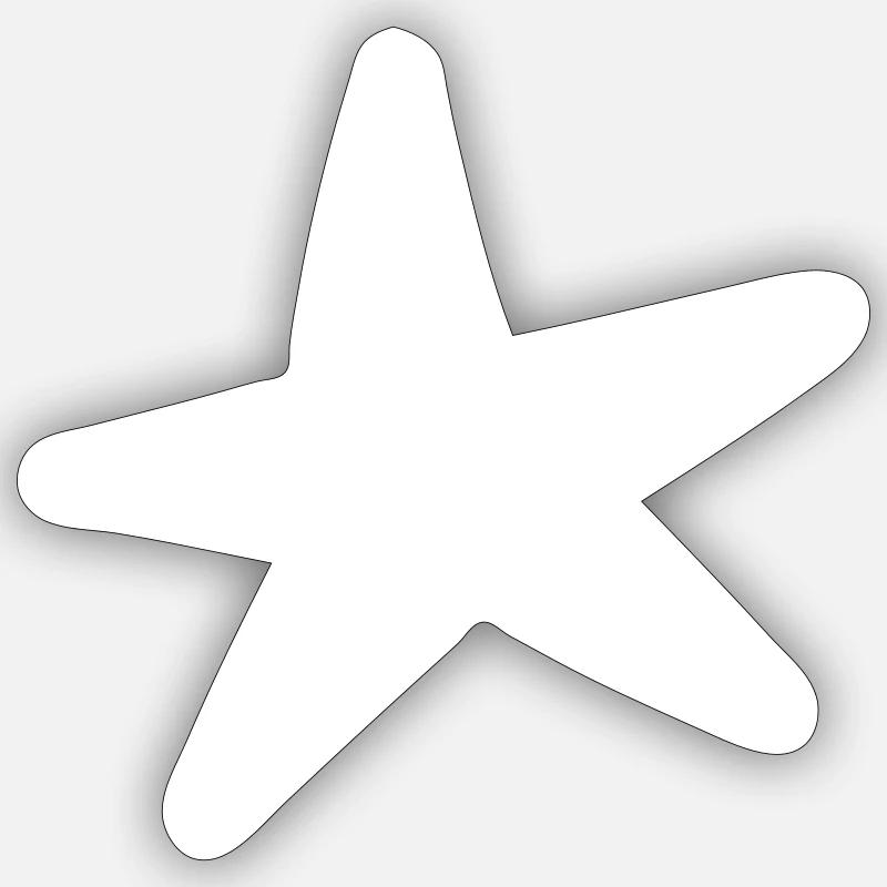 Star pattern icon Sticker size S (10 x 10 cm)