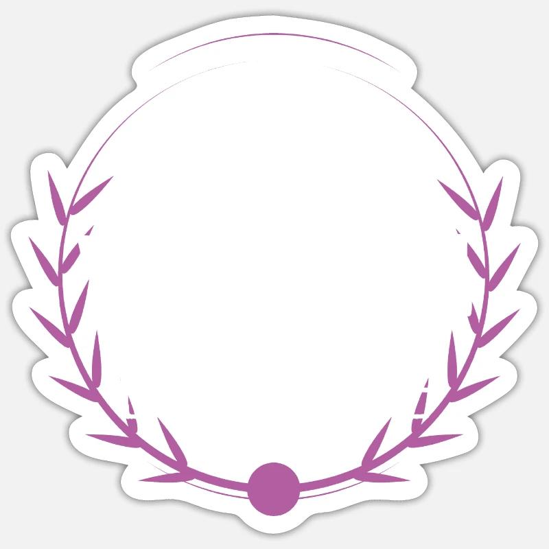 Citation d’autonomisation de l’idée présente une grâce sans effort Sticker taille S (10 x 10 cm)