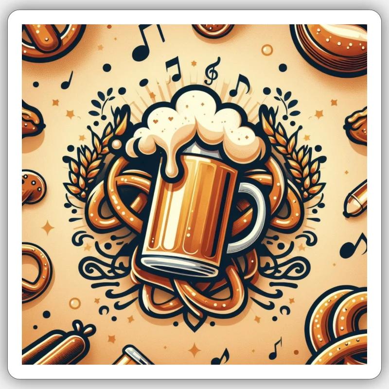 Sticker Größe S (10 x 10 cm) - 