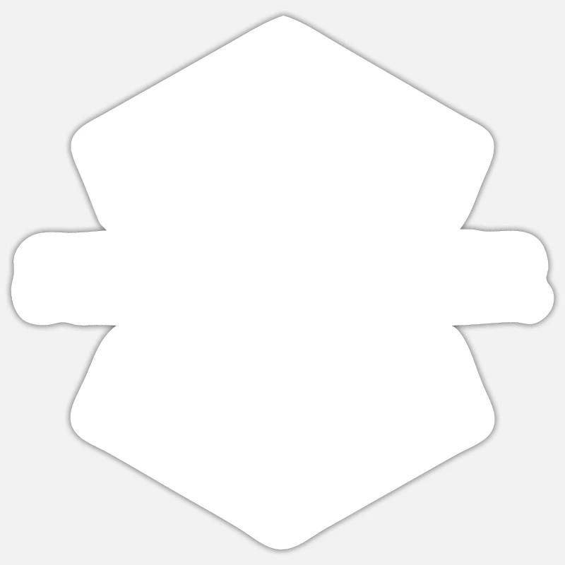 Sportlehrer als Arbeit - Sticker Größe S (10 x 10 cm) - Mattweiß