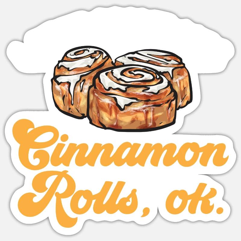 Cinnamon roll Sticker size S (10 x 10 cm)