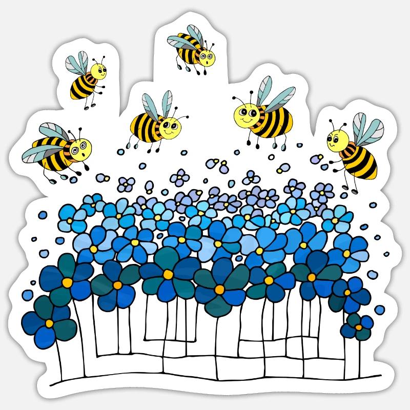 Insects Sticker size S (10 x 10 cm)
