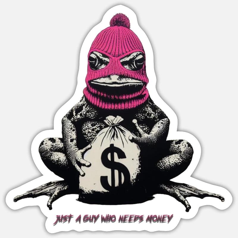 just a guy Sticker Größe S (10 x 10 cm)