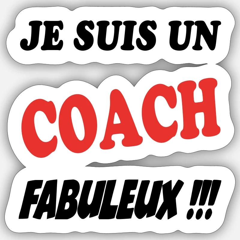 Coach Sticker taille S (10 x 10 cm)