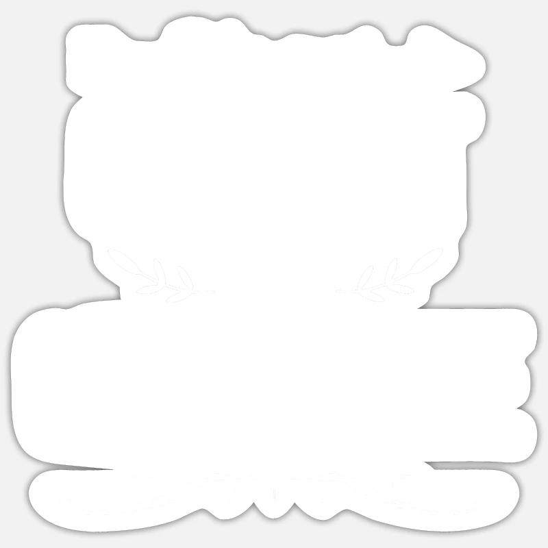 Chantier de construction - Sticker taille S (10 x 10 cm) - blanc mat