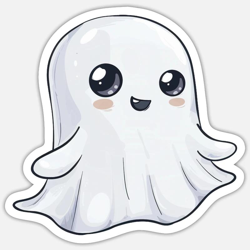 Maison hantée hantée Sticker taille S (10 x 10 cm)