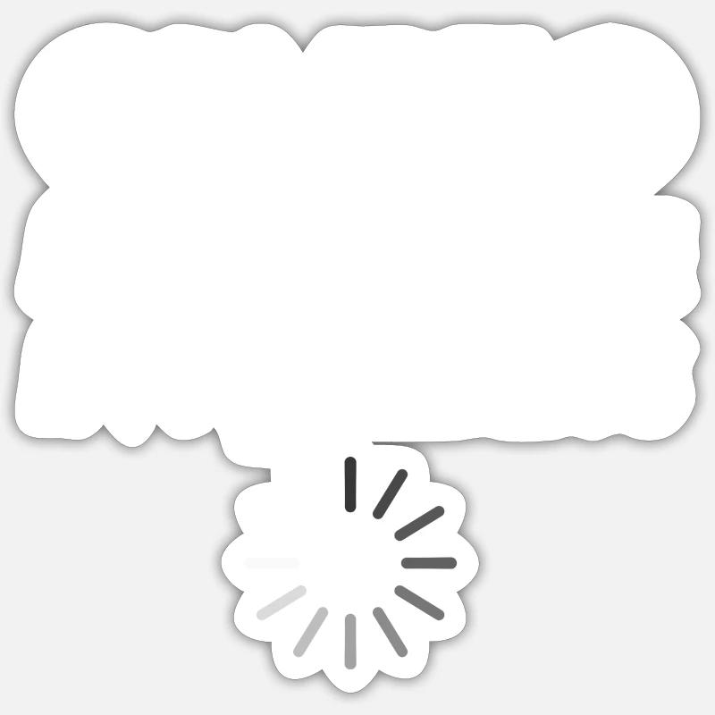 Crypto Millionaire Loading - Sticker size S (10 x 10 cm) - white matte