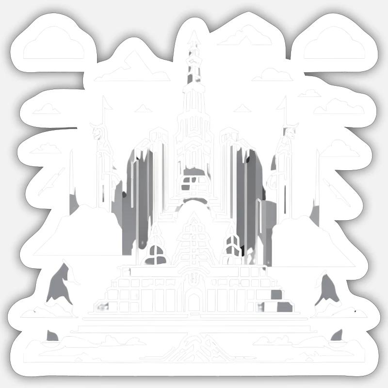 valhalla 3 Sticker taille S (10 x 10 cm)