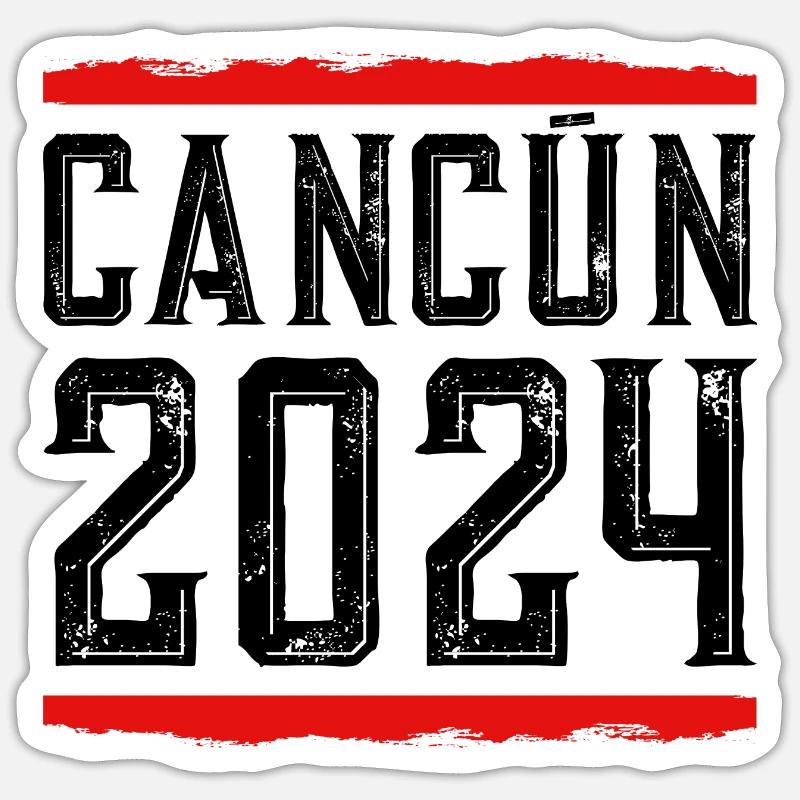 Cancun 2024 - Sticker size S (10 x 10 cm) - white matte