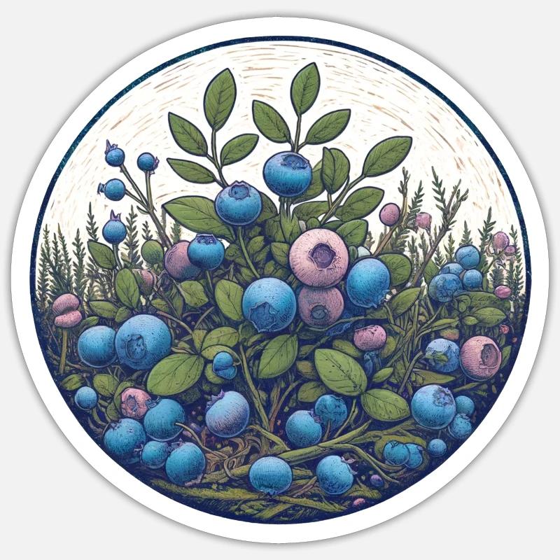 Bleuets Sticker taille S (10 x 10 cm)