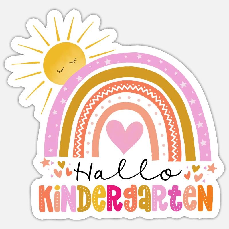 Kindergarten Sticker Größe S (10 x 10 cm)