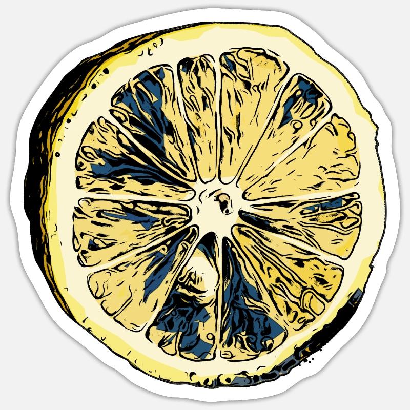 Lemon Sticker size S (10 x 10 cm)
