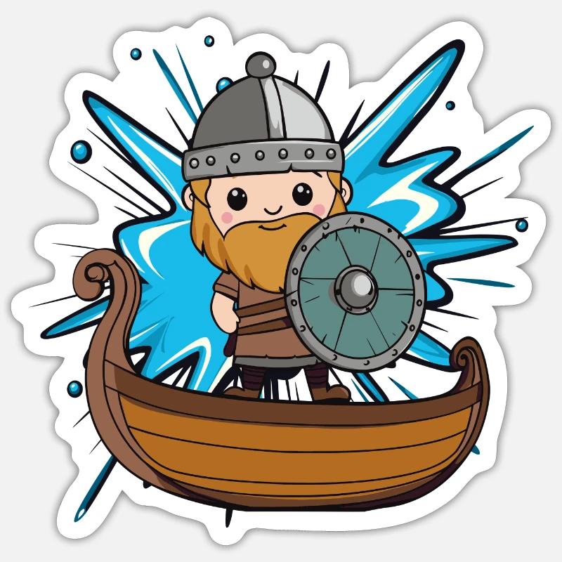 Viking Germans Celtic - Sticker size S (10 x 10 cm) - white matte