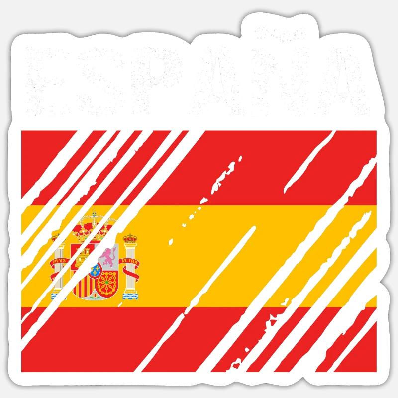 Espagne Sticker taille S (10 x 10 cm)