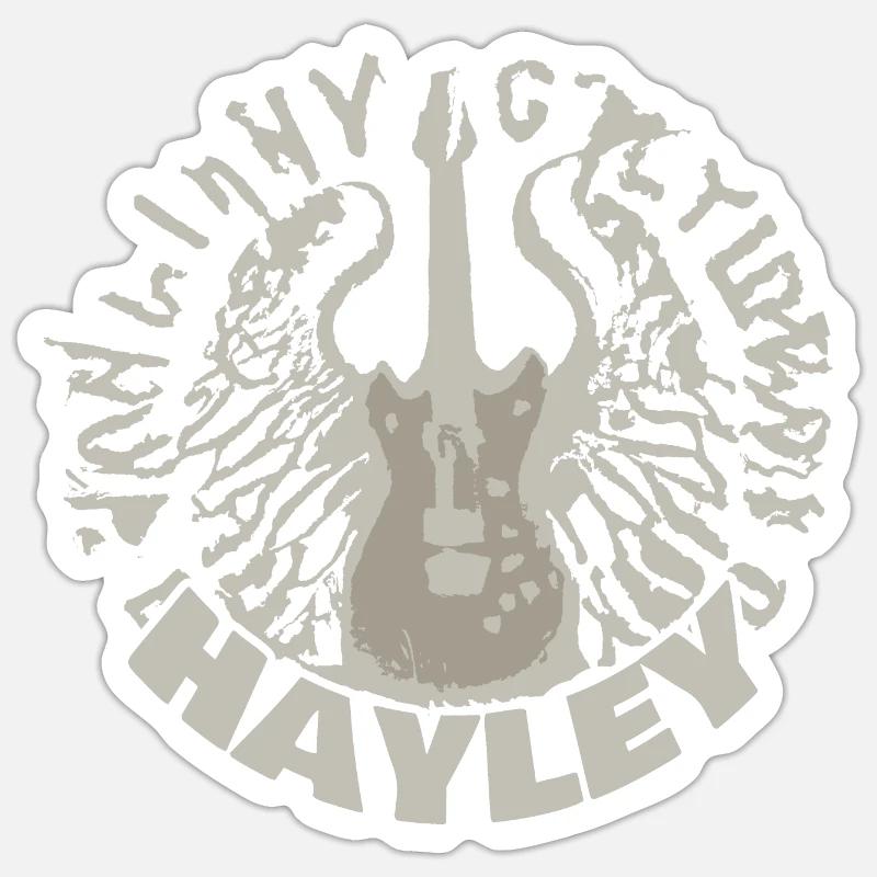 Gift for Hayley - Sticker size S (10 x 10 cm) - white matte