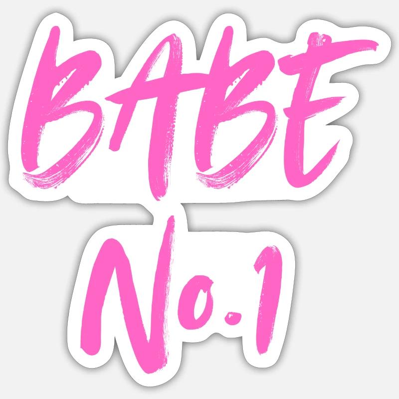 BABE n° 1 Sticker taille S (10 x 10 cm)