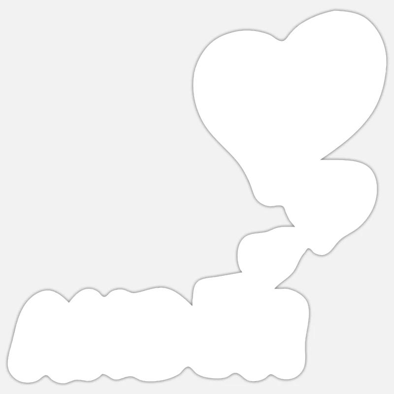 Vorname Andon - Sticker Größe S (10 x 10 cm) - Mattweiß