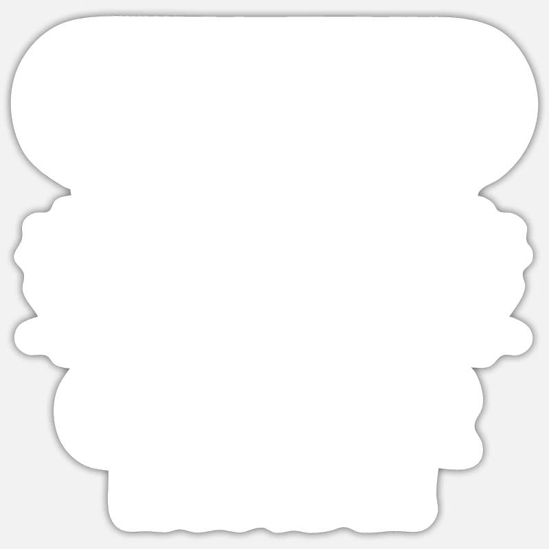 Avertissement Gamer Inside Sticker taille S (10 x 10 cm)