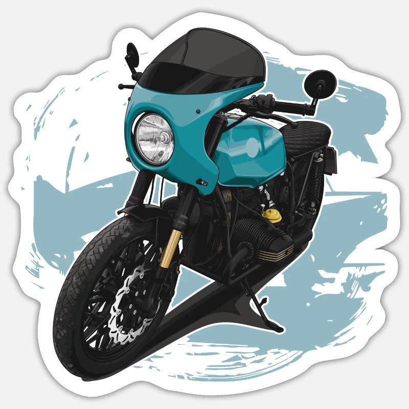 Bobber // Custom // Motorrad Sticker Größe S (10 x 10 cm)