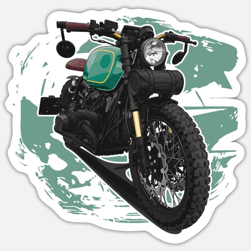 Bobber // Custom // Motorrad Sticker Größe S (10 x 10 cm)
