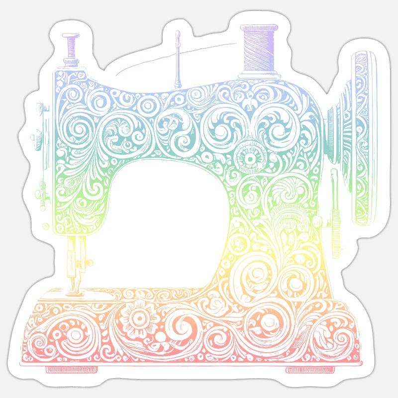 Machine à coudre Sticker taille S (10 x 10 cm)